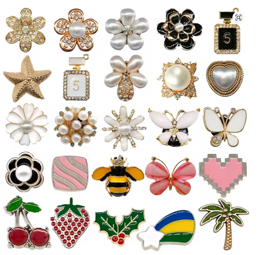 Charms set: FLORA 25 PCS